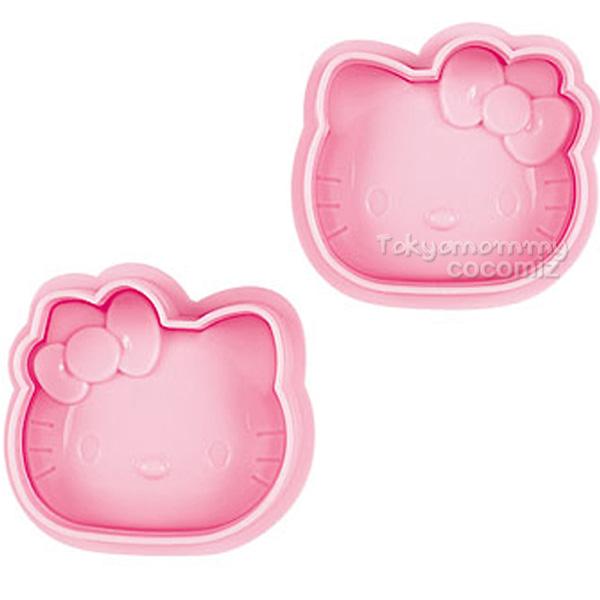 (일본)헬로키티 얼굴모양 주먹밥틀 (2P세트)  오니기리틀 주먹밥만들기 도시락 꾸미기