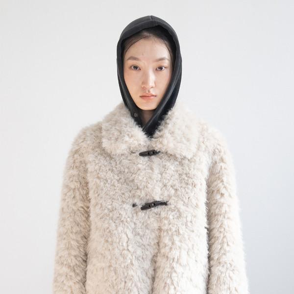 Duffle Short Coat (Melange)