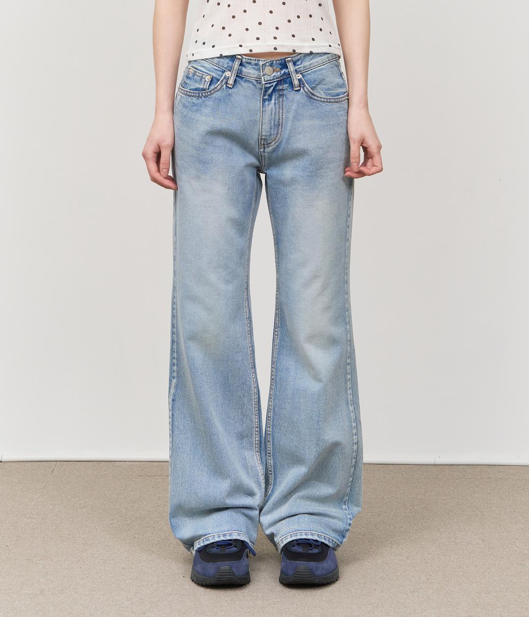 (W) Encho Brushed Flare Jeans