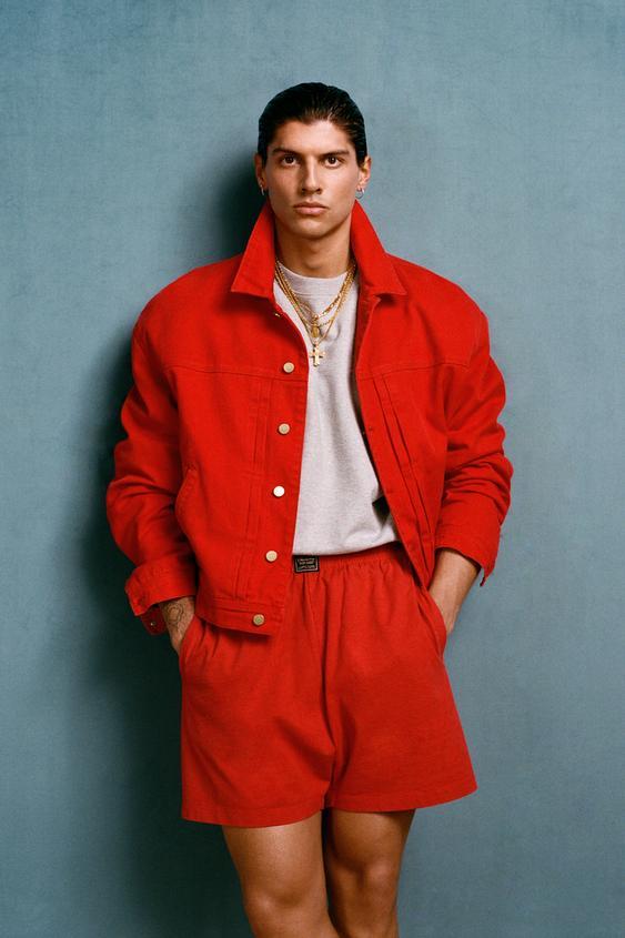 WILLY CHAVARRIA X ZARA 자수 조거 버뮤다 팬츠