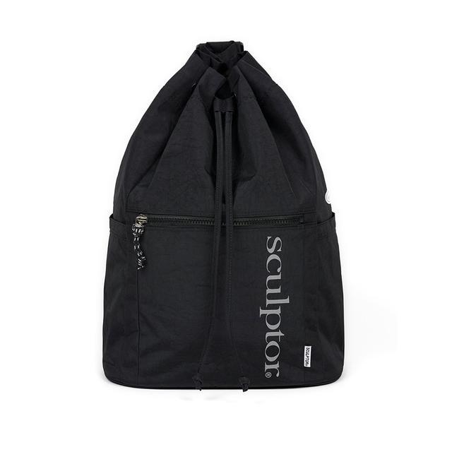 Reflective Logo Sling Bag Black