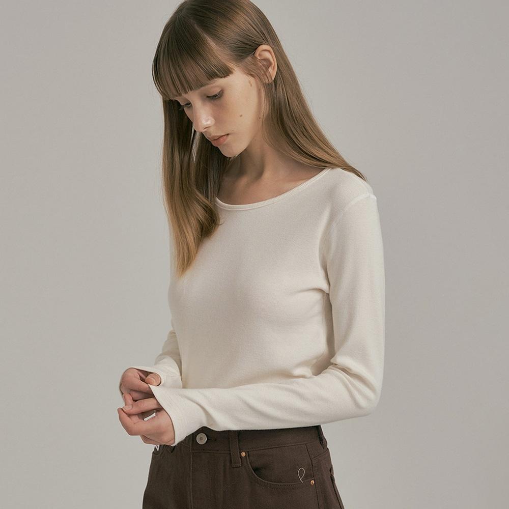[스페셜오더 -2/5][2/14예약발송] Cleo Rib Tee (5COLOR)