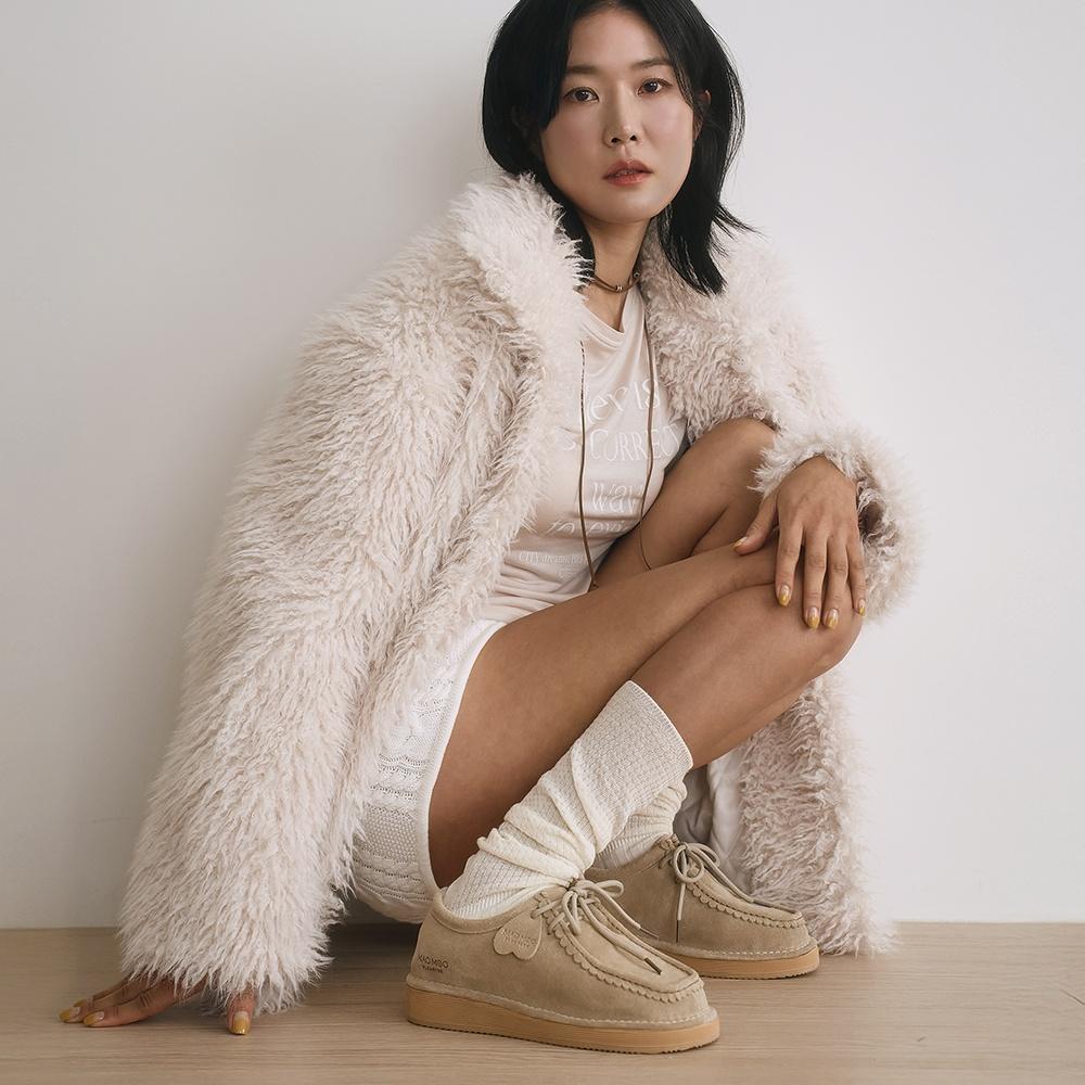 [29EDITION] Kanga 6color 천연가죽 하트 레더 참 로퍼형 모카신 3cm