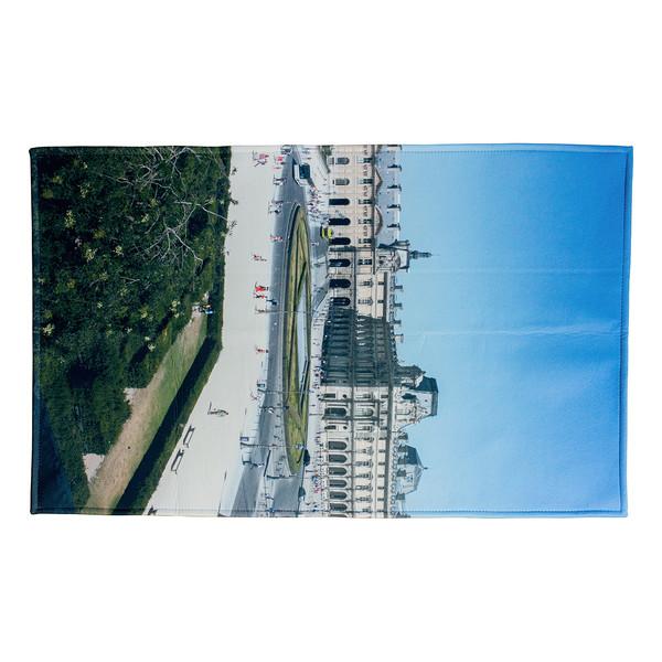 Paris musee du louvre, landscape rug