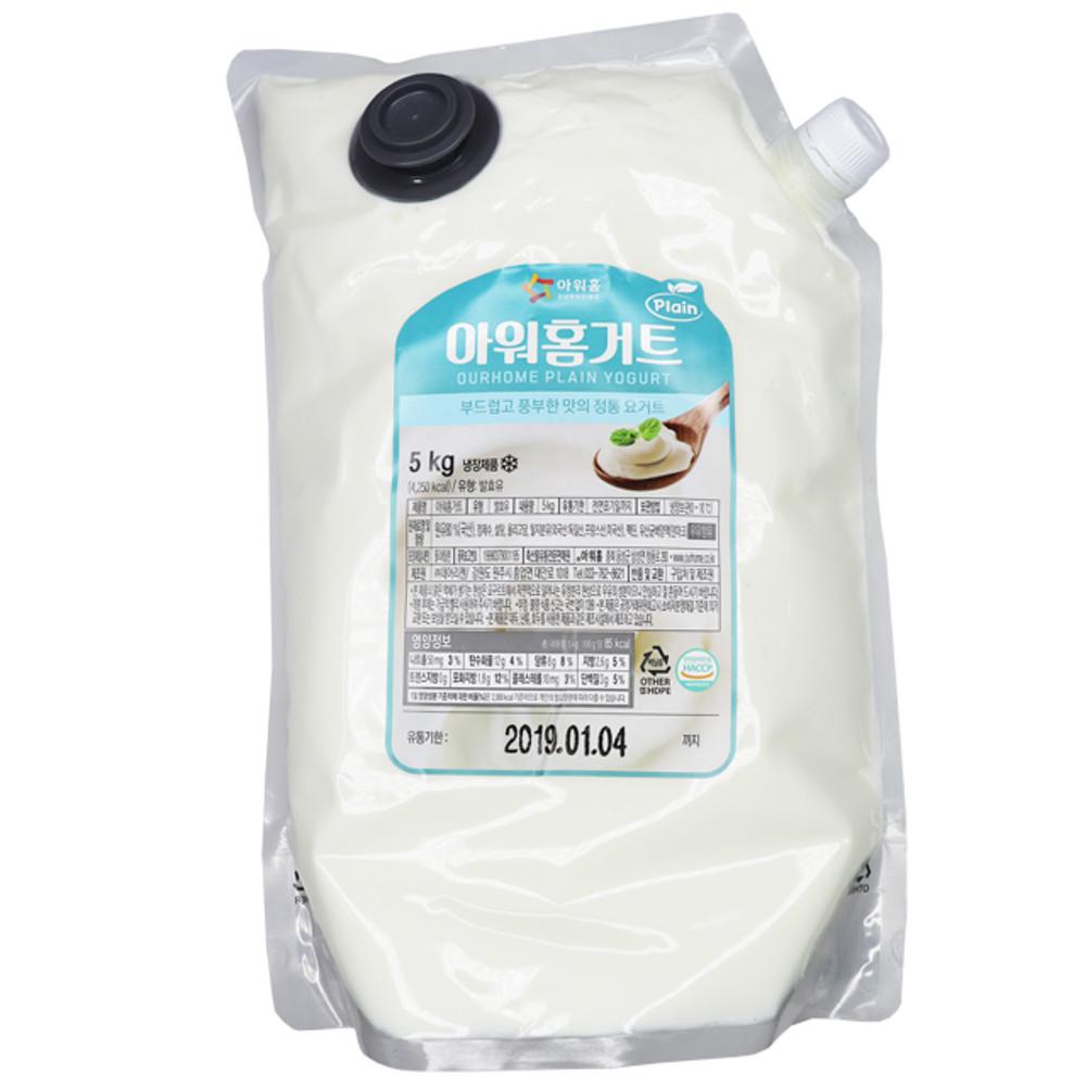 아워홈 요거트 5kg 대용량 요구르트 플레인