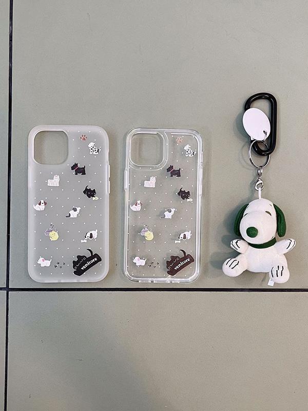 귀여운 친구들 NEW ! • 투명 젤하드 케이스 • 반투명 젤리 케이스 • 아이폰 13mini