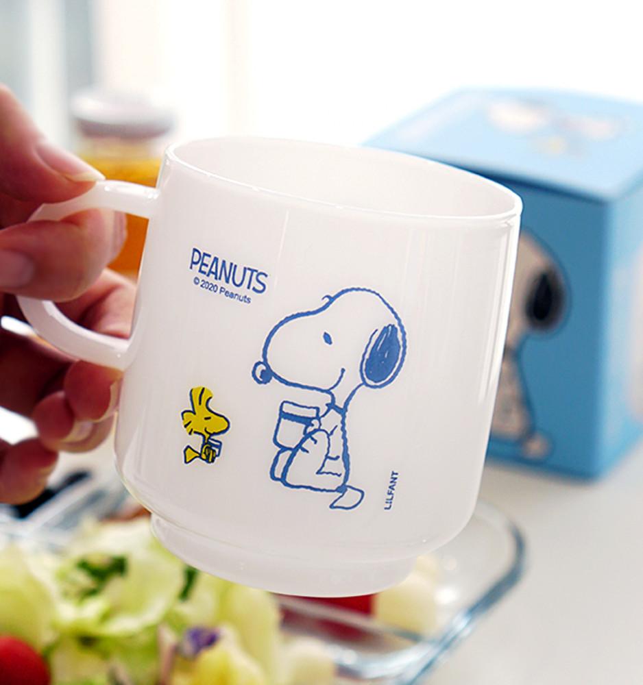 [정식라이센스] 스누피 밀키내열유리머그 1P