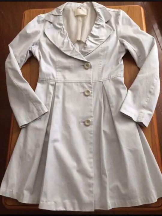 【シミあり】ピンキーガールズリュクス トレンチコート風スプリングコート【中古】