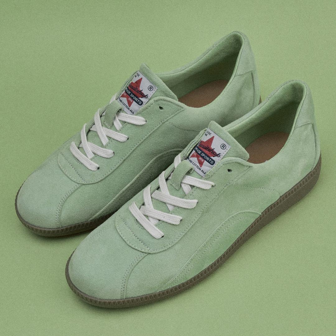 Cookie Suede Bowling Shoes (Melon green)