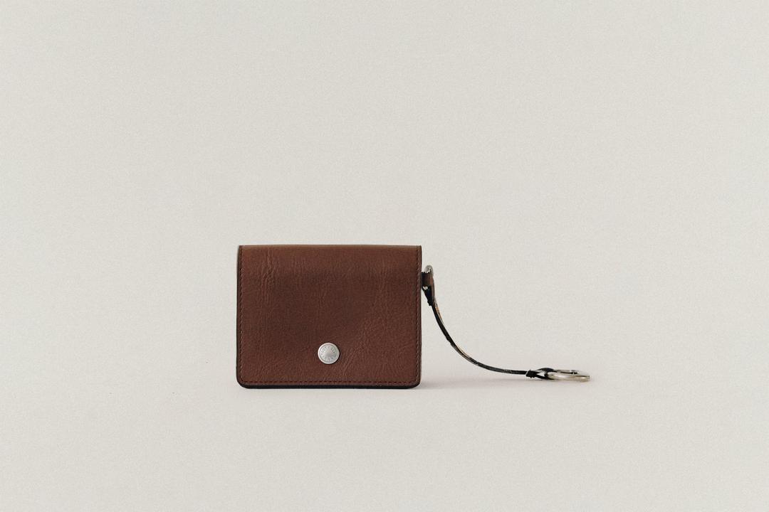 POCHETTE CLÉS CARRÉE TAN