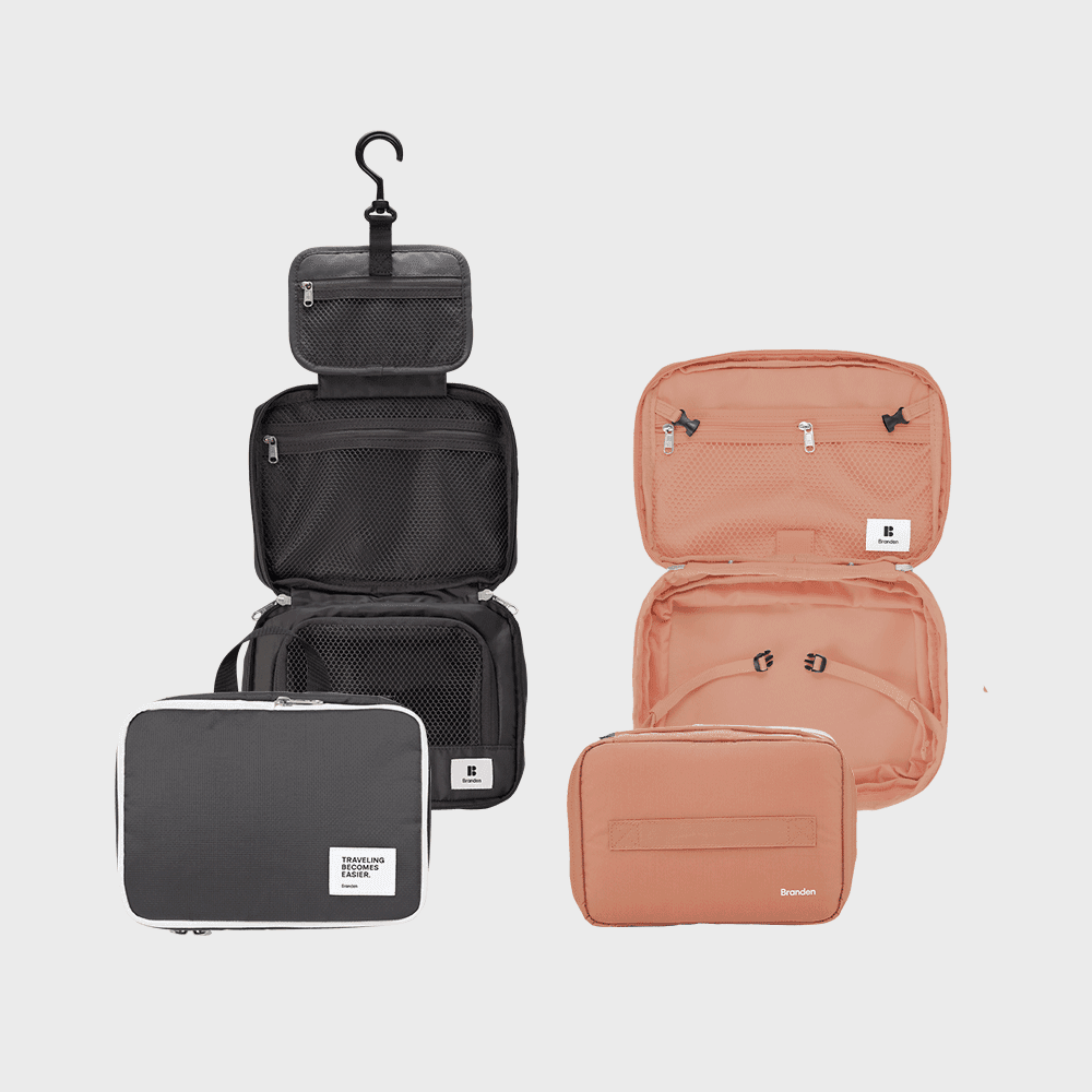 확장형 행잉 워시백+확장형 뷰티 파우치