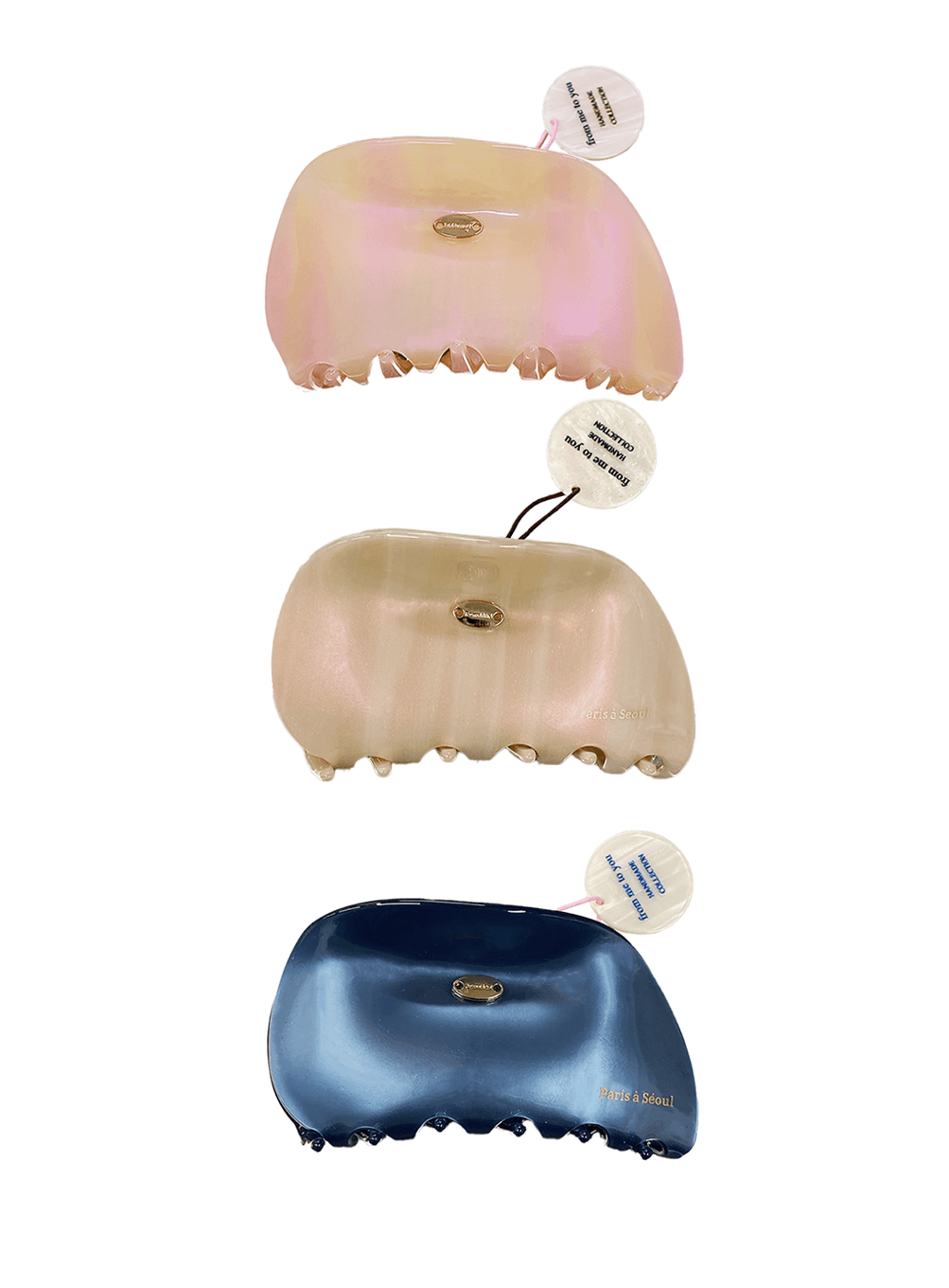 Punched hair clips (3type)