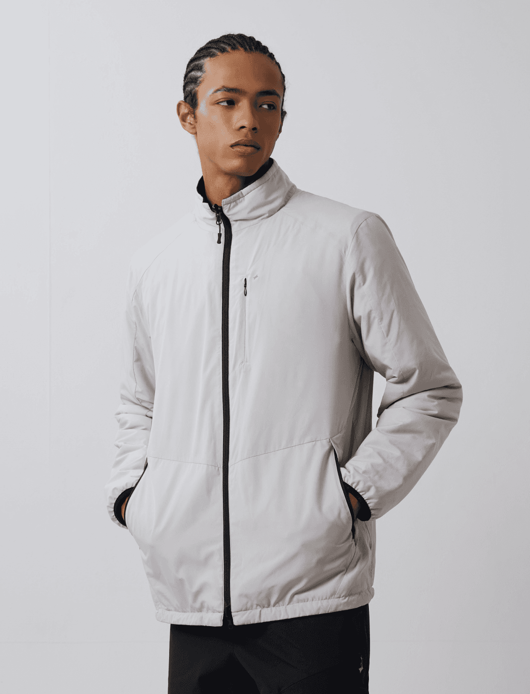 [25FW] 어반사이드 카나드 프리마로프트 골드 리버시블 패딩 재킷 블랙