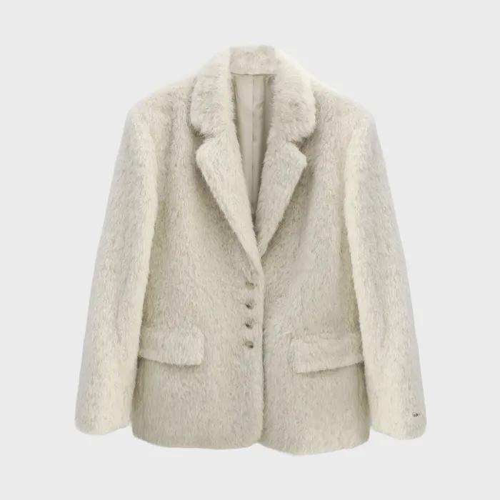 Elizabeth Boucle Blazer IVORY_2Colors