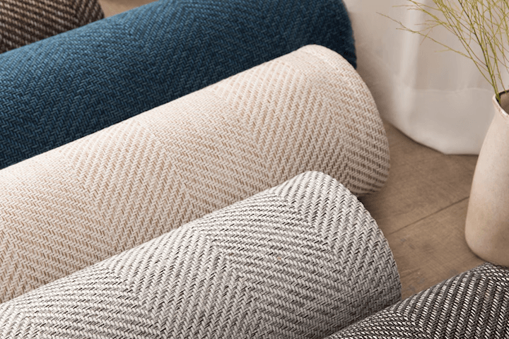 [쿠폰] [맞춤] 워셔블 헤링본 발탄 사이잘룩 러그 카페트 5color