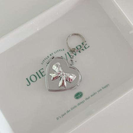 이런 상품 어때요? 미니 리본 하트 거울 키링