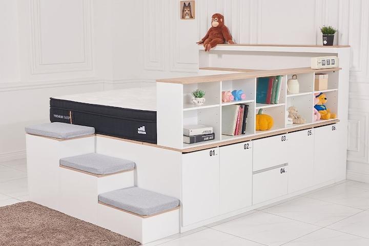 평상형 수납침대 2Size 고상형 계단형 책장형