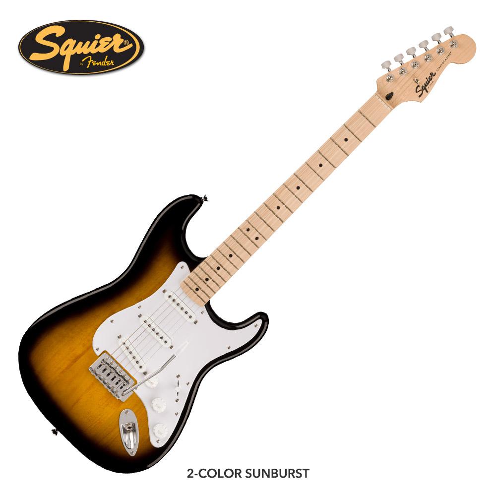 스콰이어 소닉 시리즈! Squier 일렉기타 Sonic Stratocaster MN 2-Tone Sunburst (037-3152-503)