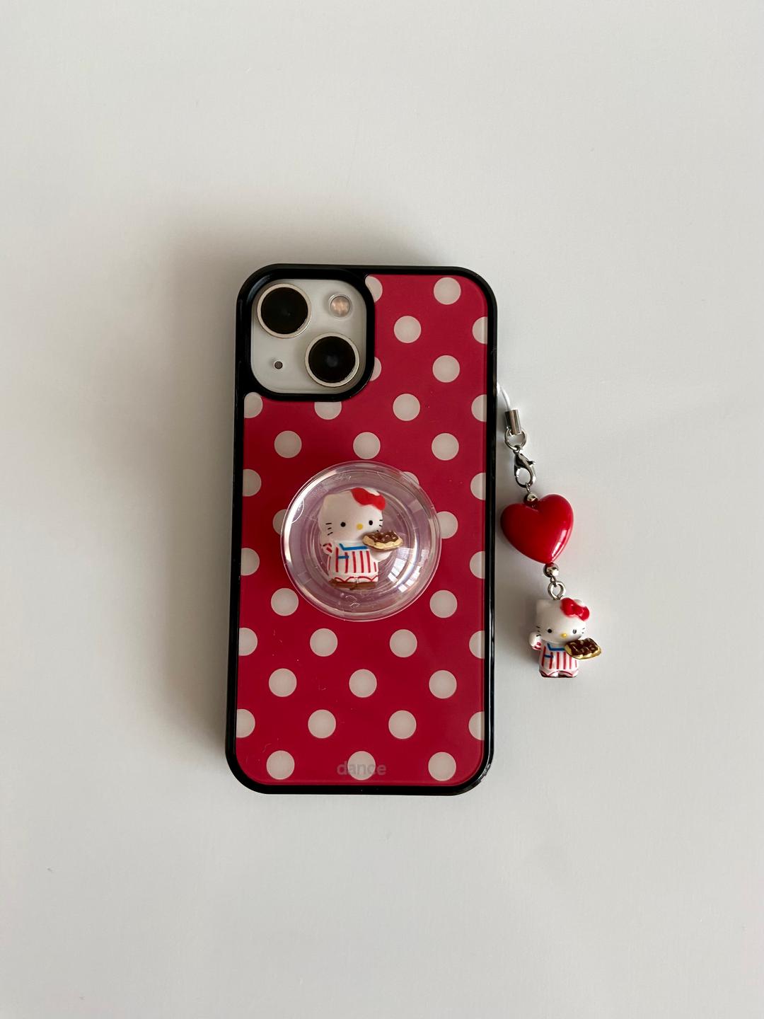 키호 요리사 키티 캣 고양이 그립톡 핑거톡 스마트톡 거치대 폰꾸 폰꾸미기 폰악세사리