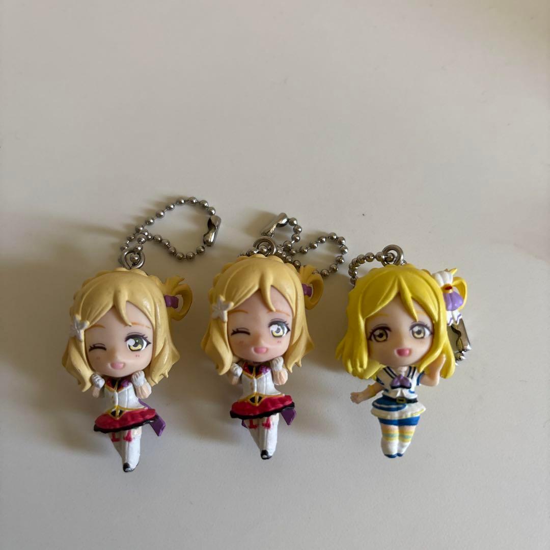 ラブライブ！サンシャイン！　小原鞠莉　スイング　マスコットキーホルダー　3点
