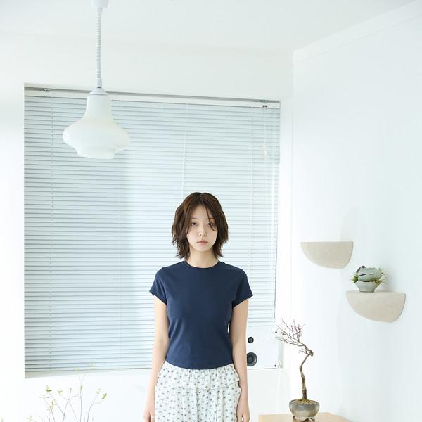 Frill banding pants / Floral White