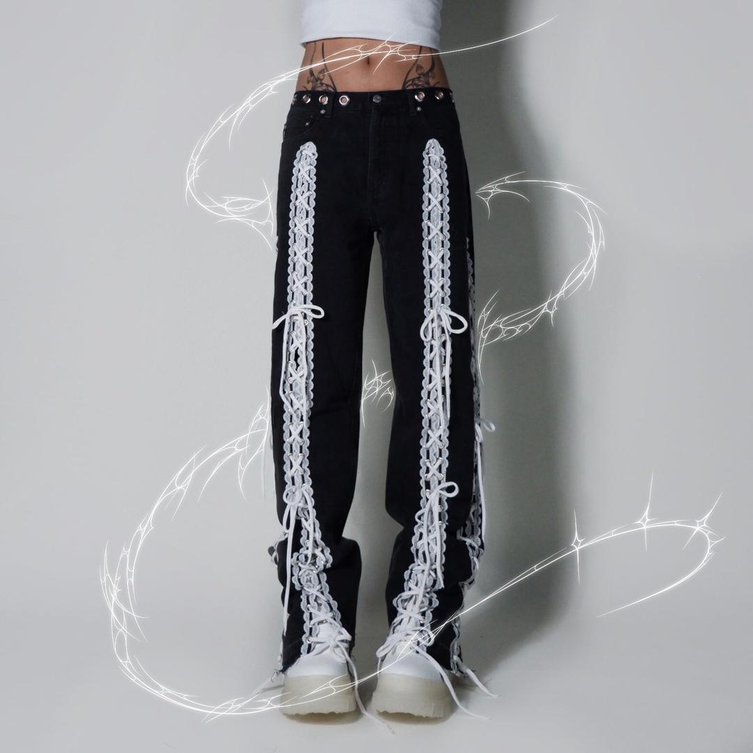 ⋆ ˚｡⋆୨୧˚ tali jeans  ૮꒰ ˶• ༝ •˶꒱ა ♡