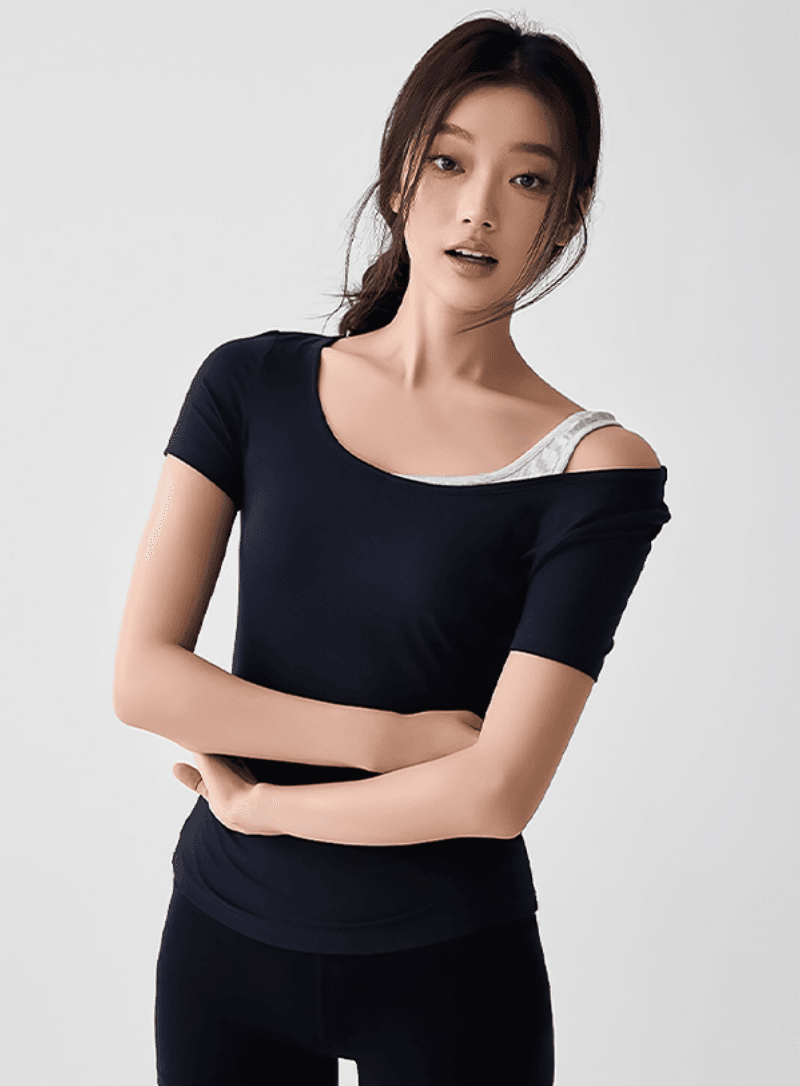 오브리 레이어드 숏슬리브 (2colors)