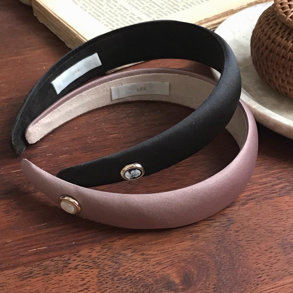 oar French Cameo Satin 프렌치 카메오 새틴 볼륨 머리띠 헤어밴드