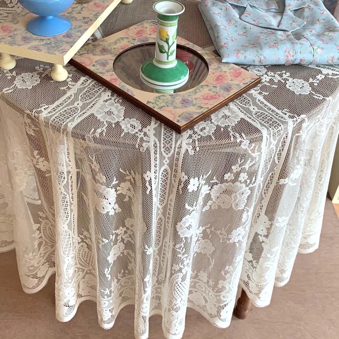 circle lace fabric (2types)