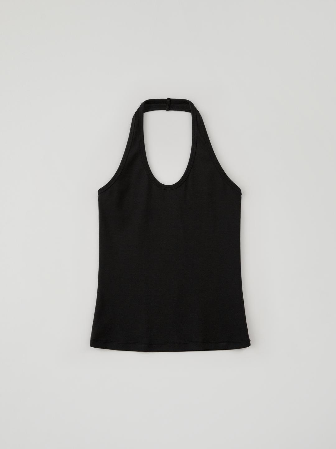 [1차 재입고] Halterneck Sleeveless(Black)