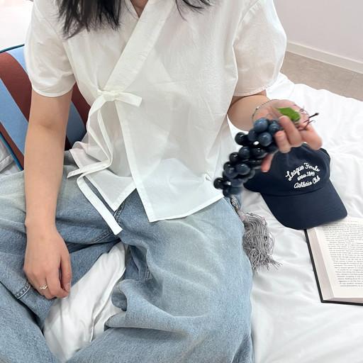 [생활한복저고리] 몽글 반팔 저고리, 4 color