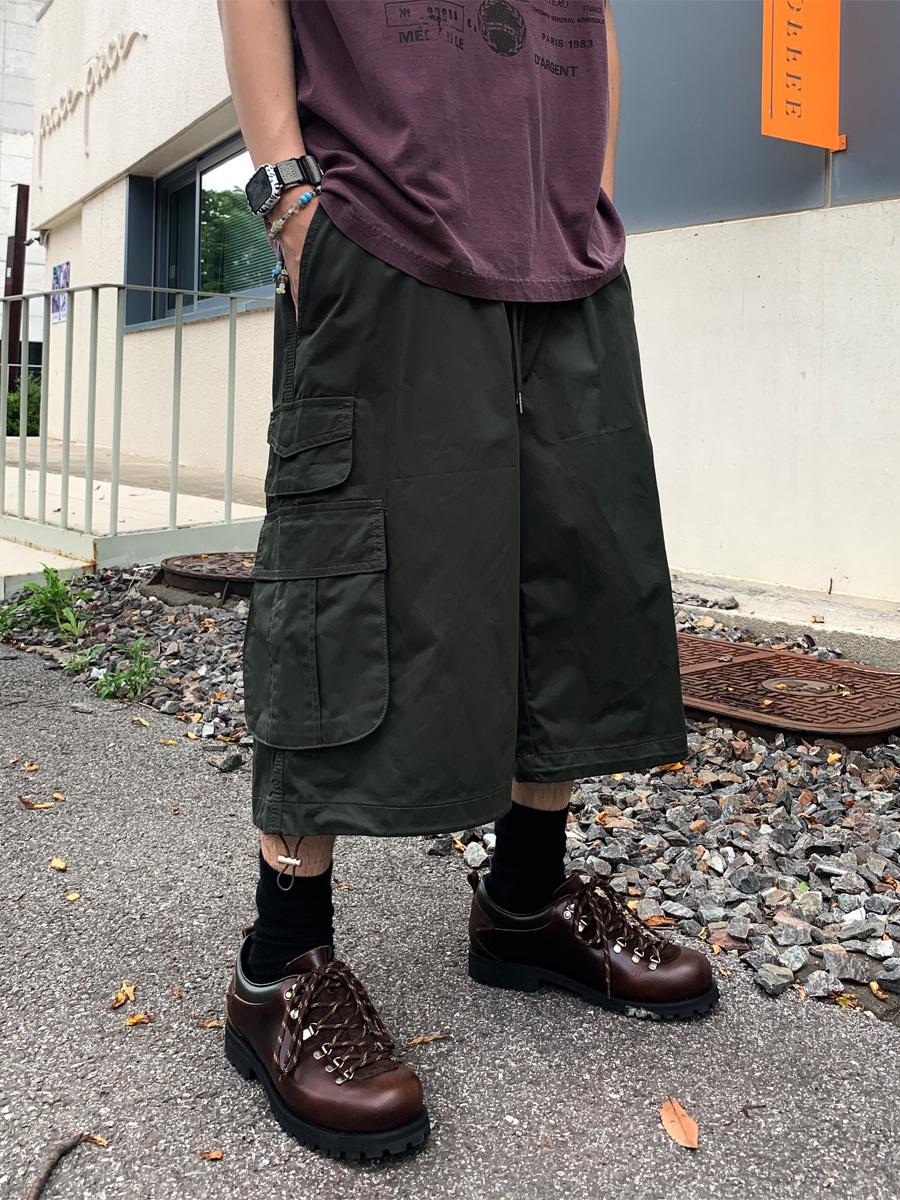 멀티 카고 포켓 버뮤다 팬츠 (3color)
