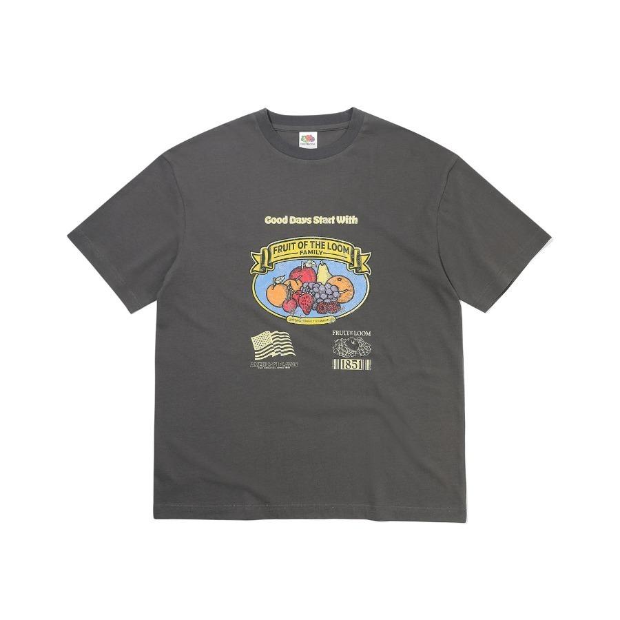 [GOLDEN BLEND] 빈티지 패밀리 티셔츠 (차콜)