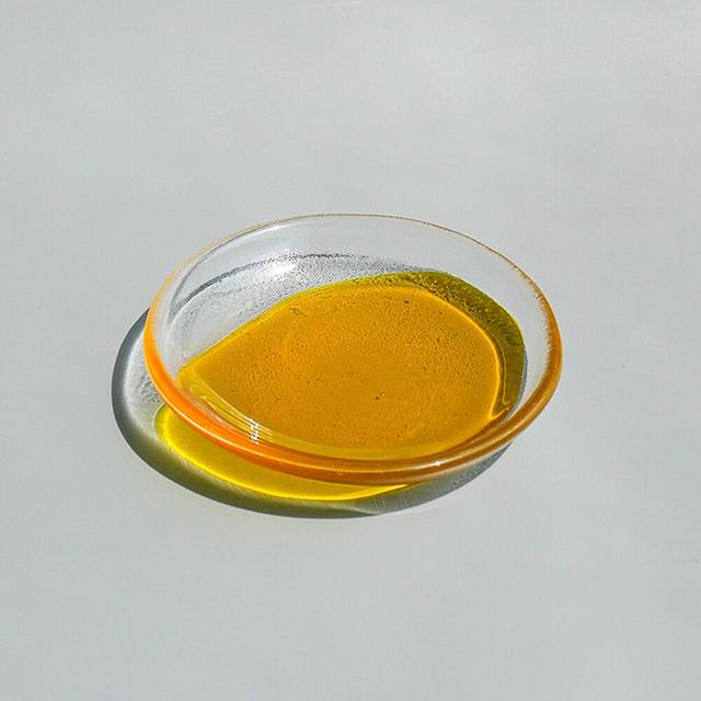 [29cm 단독] Circle glass Tray 써클 유리 트레이 Yellow