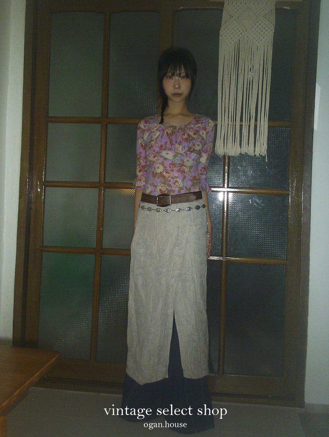 #jacquard layered skirt