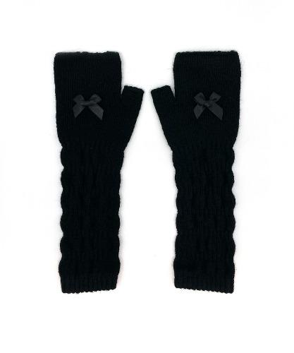 리본 울 핸드 워머