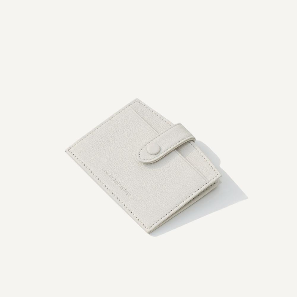 콰이엇 월렛 (4 colors, 천연소가죽) / 여성 가죽 반지갑 / 미니지갑 / 프로퍼빌롱잉즈