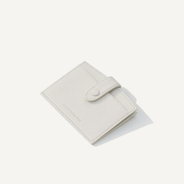 콰이엇 월렛 (4 colors, 천연소가죽) / 여성 가죽 반지갑 / 미니지갑 / 프로퍼빌롱잉즈