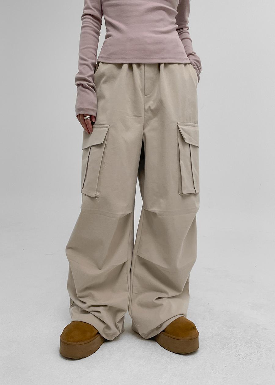 돈엥 피치기모 와이드 카고팬츠