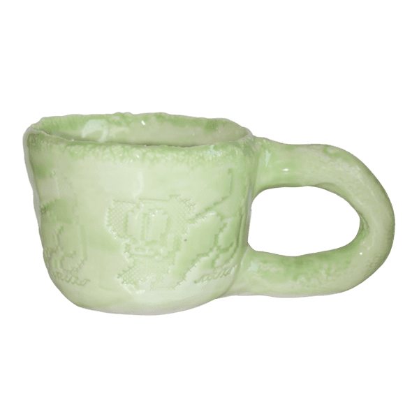 EMBROIDERY MUG (green)