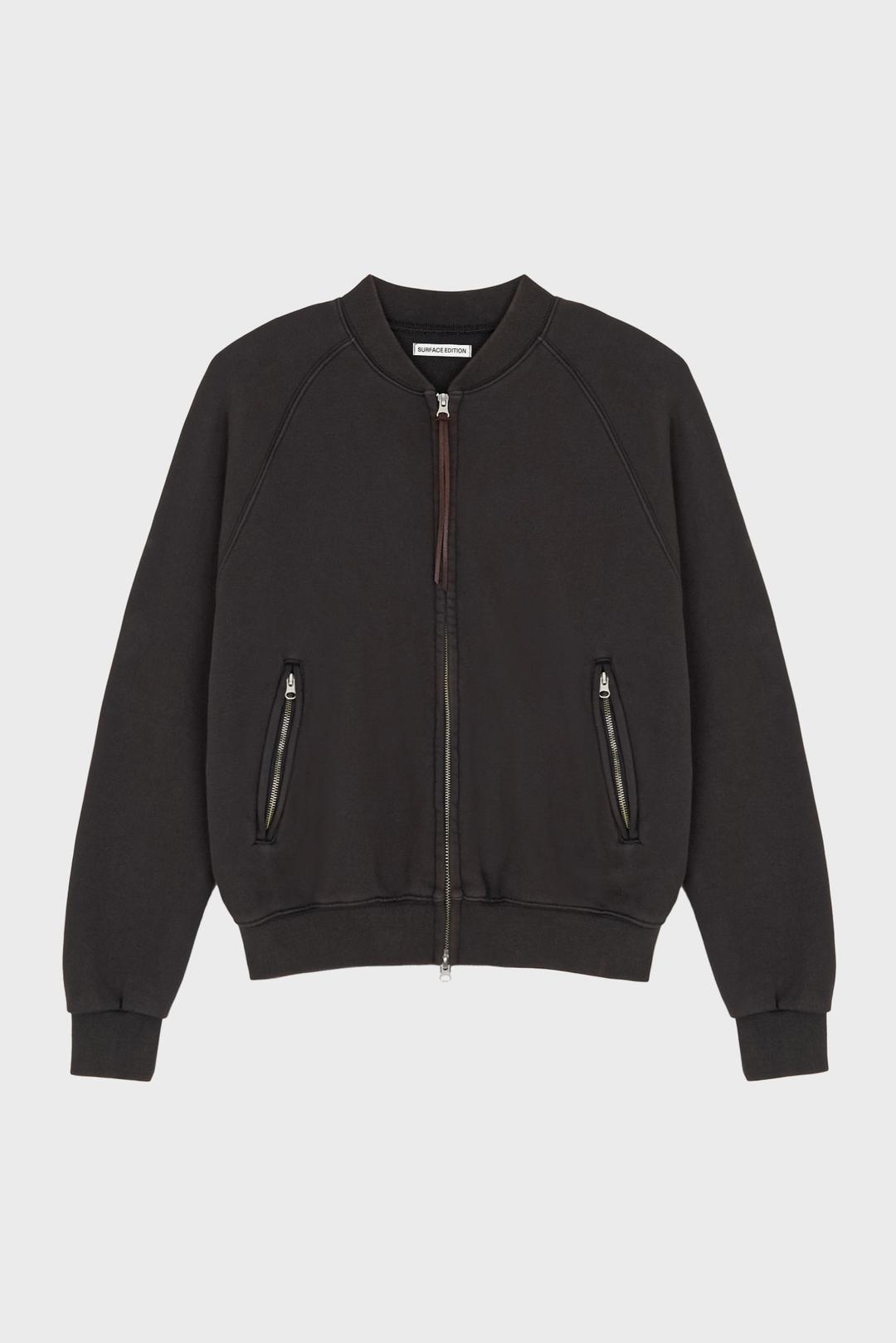 SWEAT STADIUM JACKET BLACK