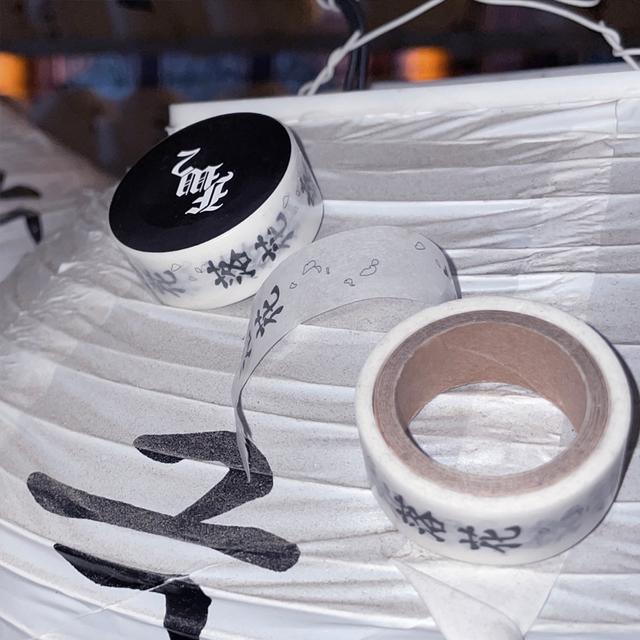 낙화 (落花)  masking tape
