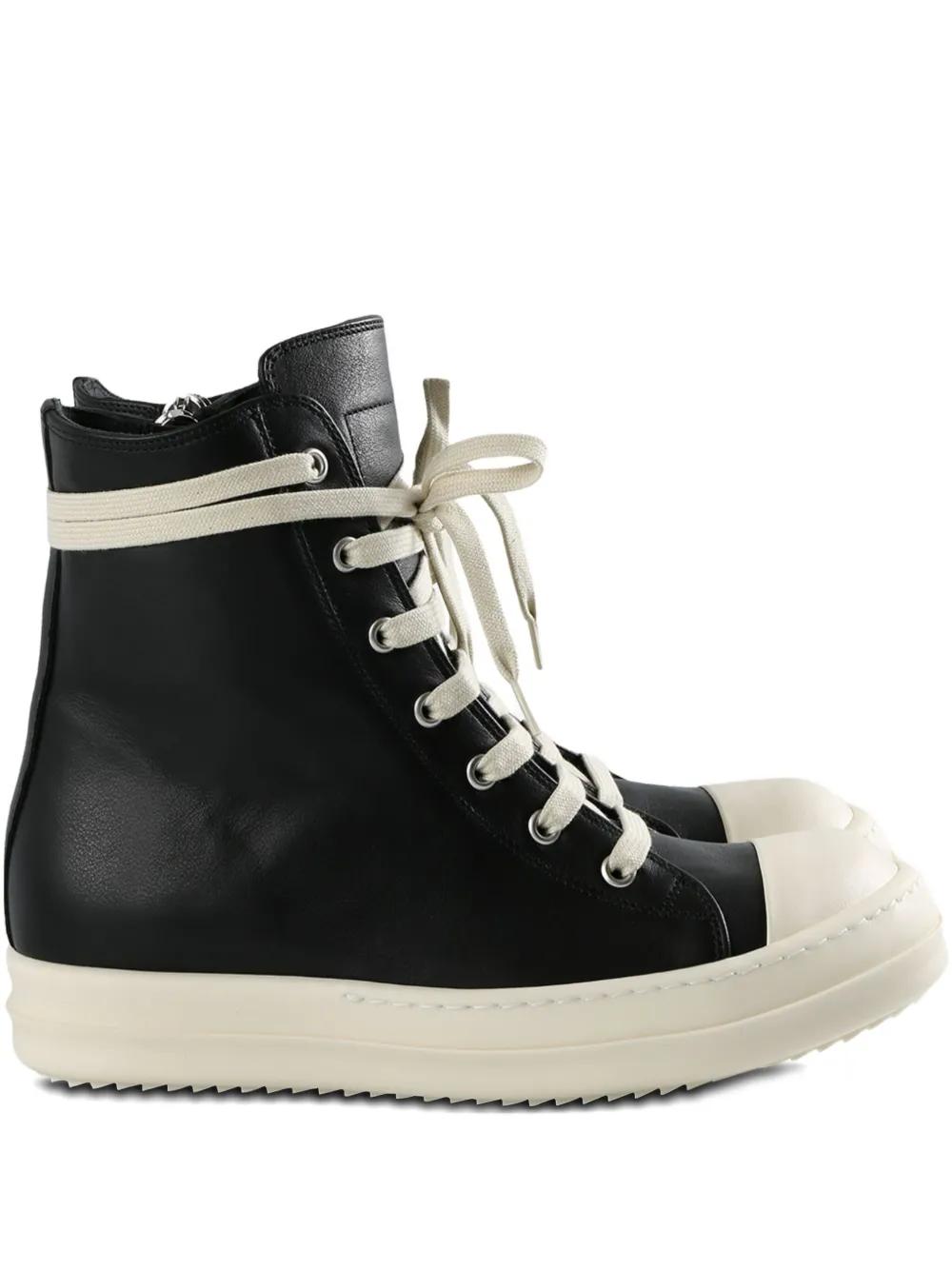 Rick Owens lace-up high-top Sneakers | 블랙 | FARFETCH KR