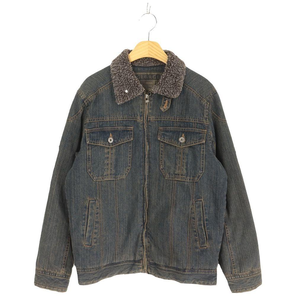 GEORGE 코튼 폴리 데님 자켓  (SIZE : WOMEN M)