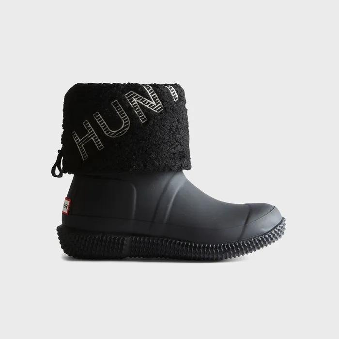 [WOMEN] 인앤아웃 인슐레이티드 헌터로고 스티치 부츠 - 블랙/화이트윌로우 WFS2241NREBWI