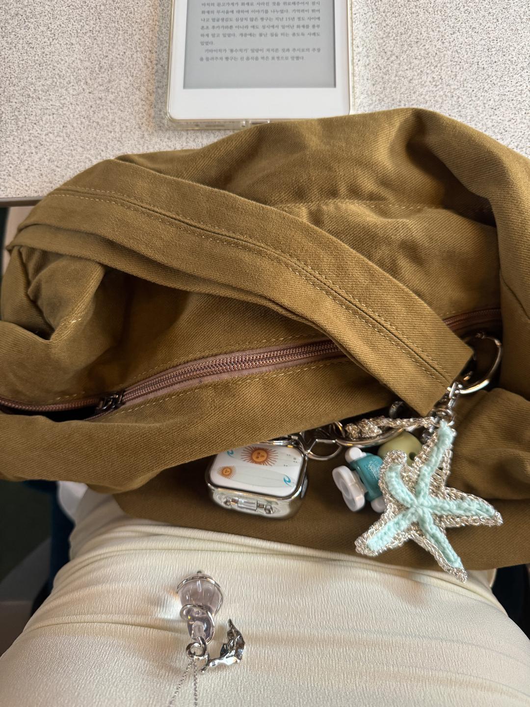 로우 빈티지 슬라우치 크로스백 3color