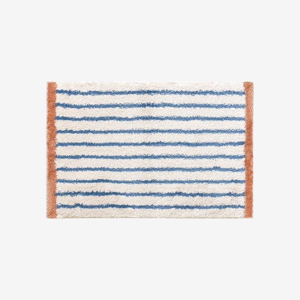 [자사몰 단독] 블루 스트라이프 도어 매트 (40x60)