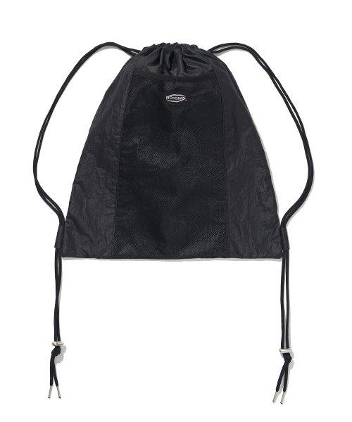 Metal velcro gym sack (black)