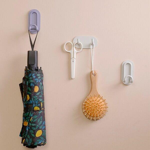 라운드 심플 무타공 다용도 소품 걸이 2종