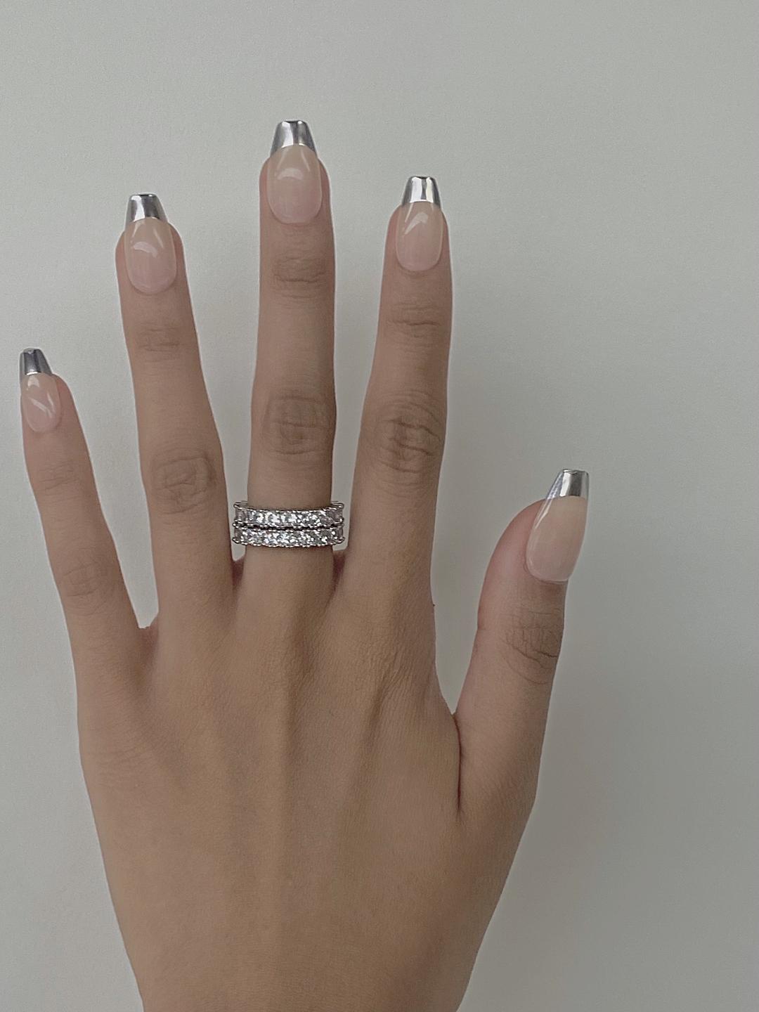 아웃스퀘어 *단독 큐빅 리뉴얼* Ice ring 아이스링